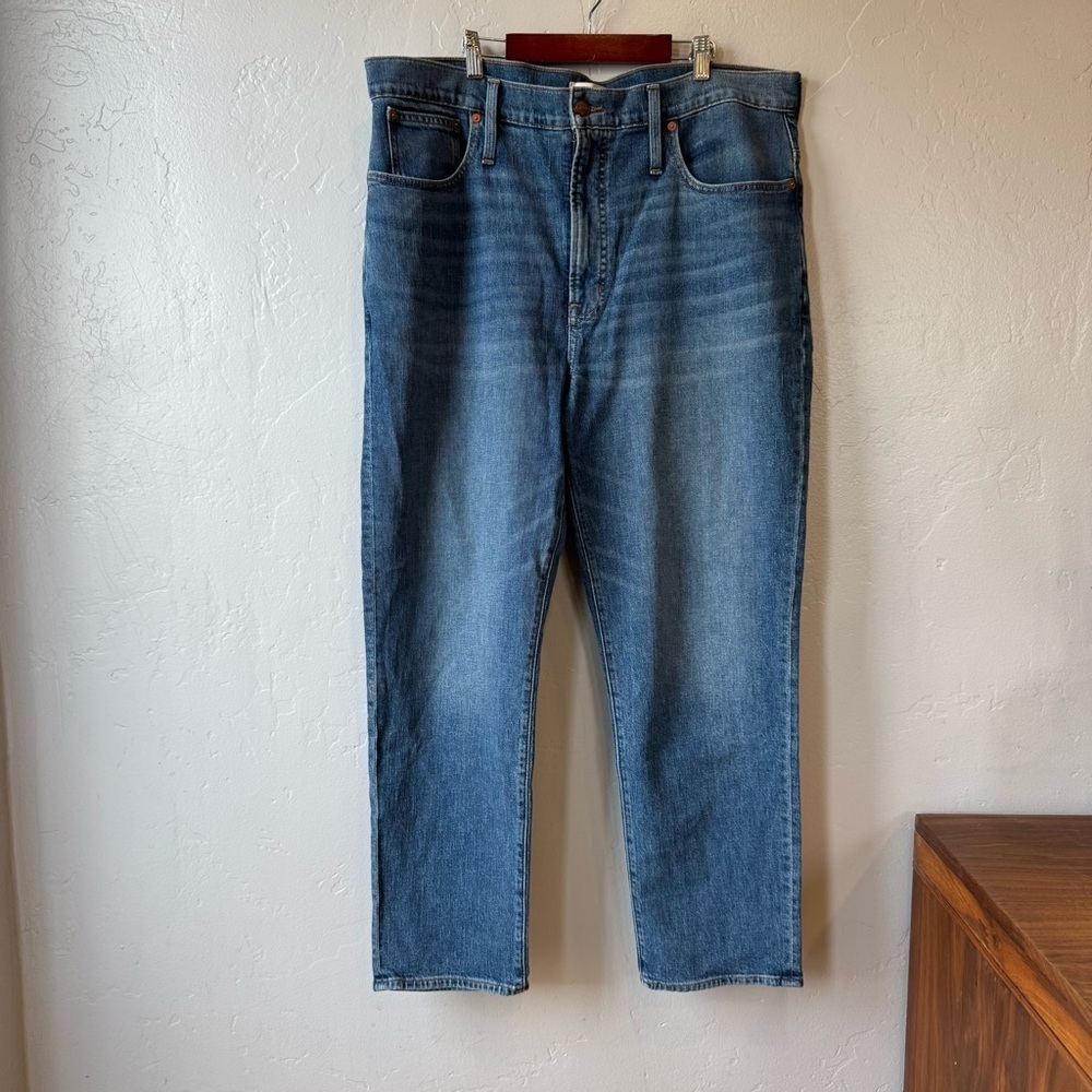 Madewell Comfort Stretch High Rise Perfect Vintage Jean in Maplewood Wash - Picture 4 of 13